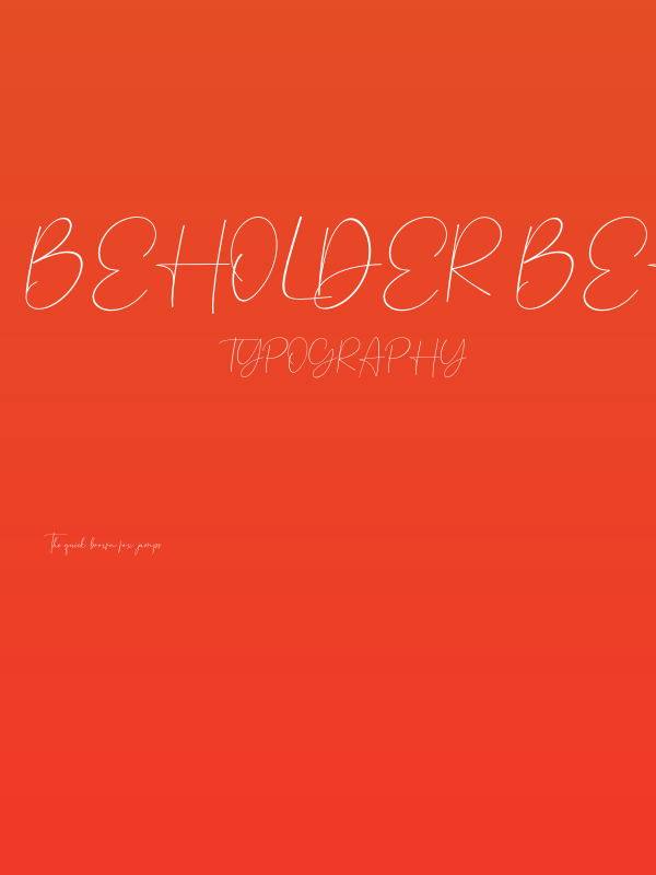 Beholder Beholder Poster