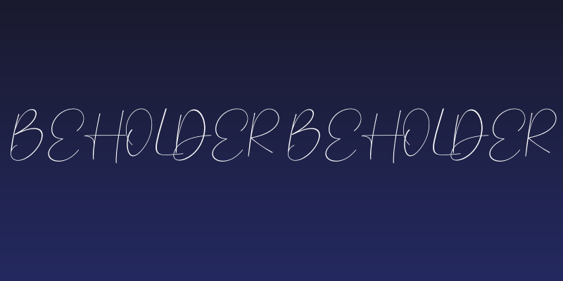 Beholder Beholder Social Header