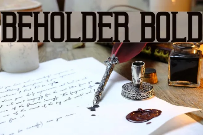 Beholder Bold Example 2