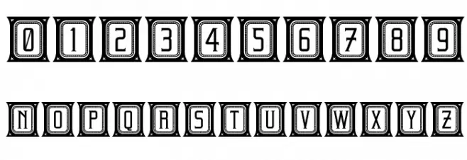 Beholder Capitals Regular Font OTHER CHARS