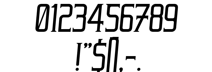 Beholder Italic Font OTHER CHARS