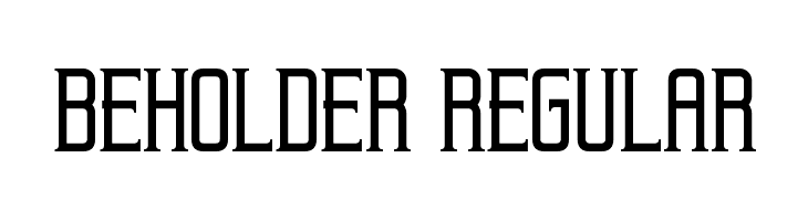 Beholder Regular  baixar fontes gratis