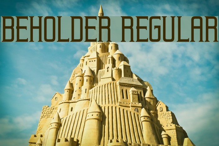 Beholder Regular Example 1