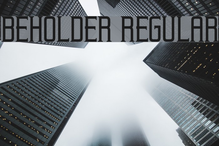 Beholder Regular Example 2