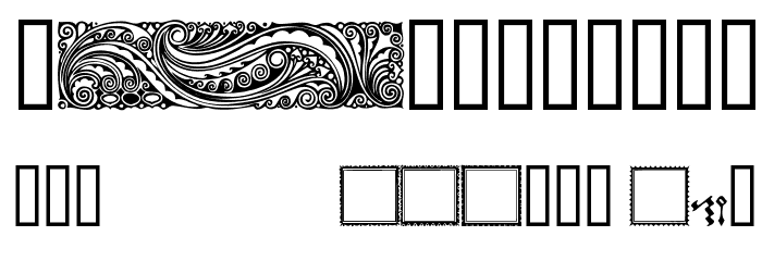 Behrens Antiqua Initialen Regular Font OTHER CHARS