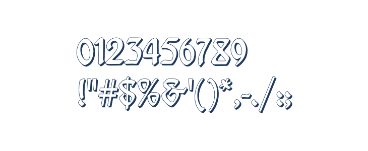 Behrensschrift Shadow Other Characters