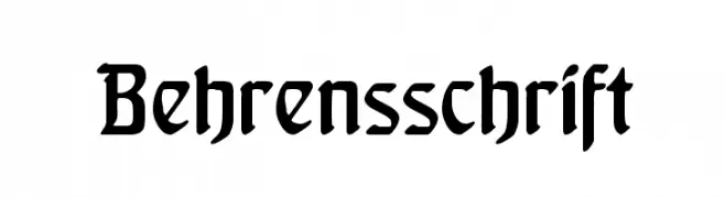 Behrensschrift  Fuentes Gratis Descargar