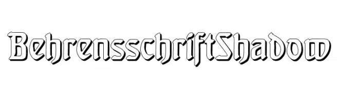 BehrensschriftShadow 