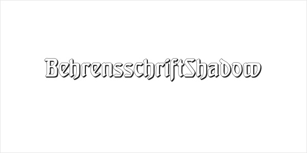 BehrensschriftShadow Logo