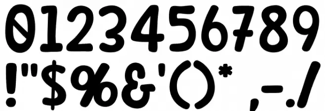 Beige Come Font OTHER CHARS