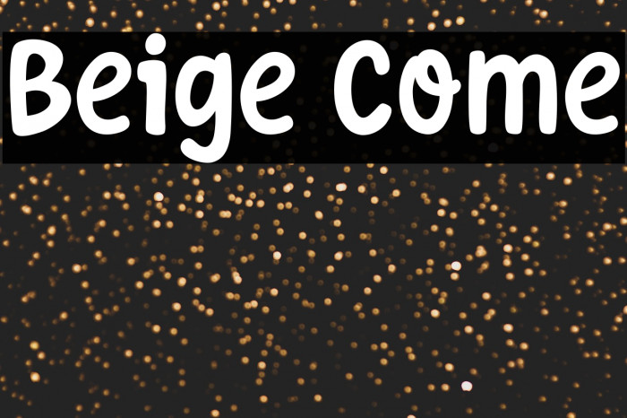 Beige Come Example 3