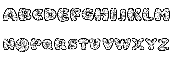 Beigly Font LOWERCASE