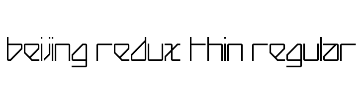 Beijing Redux Thin Regular