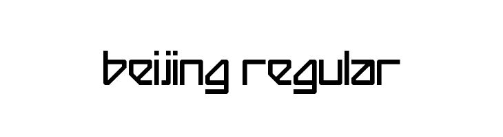 Beijing Regular Font