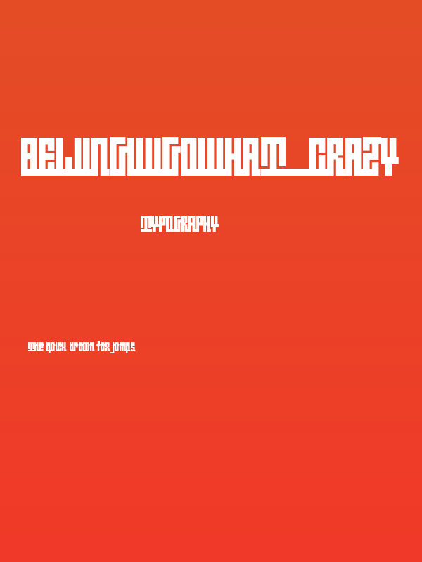 BeijingWigoWhat_crazy Poster