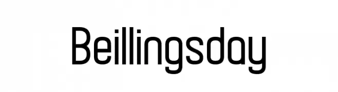 Beillingsday  les polices de caractères gratuit tlcharger