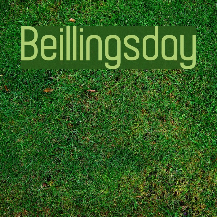 Beillingsday Шрифта examples