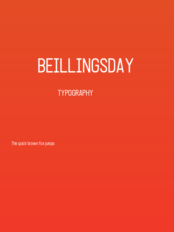 Beillingsday Poster
