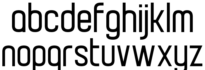 Beillingsday Font LOWERCASE