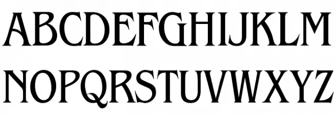 BeinetCondensed Normal Font Litere mari