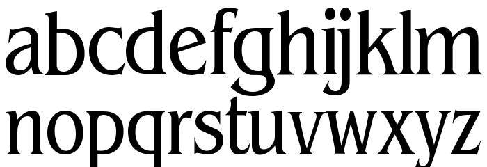 BeinetCondensed Normal Шрифта строчной