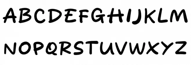 Being Boring Schriftart Groß