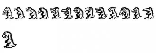 Being Regular Font UPPERCASE