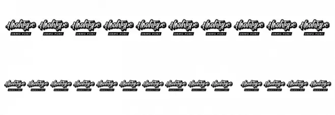 BeingNiceDemo Font OTHER CHARS