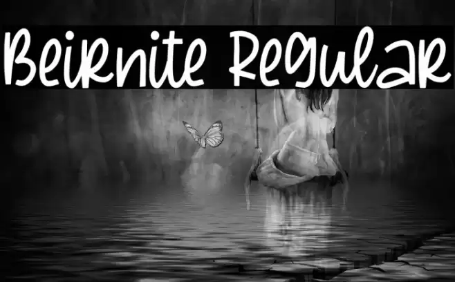 Beirnite Regular Font examples