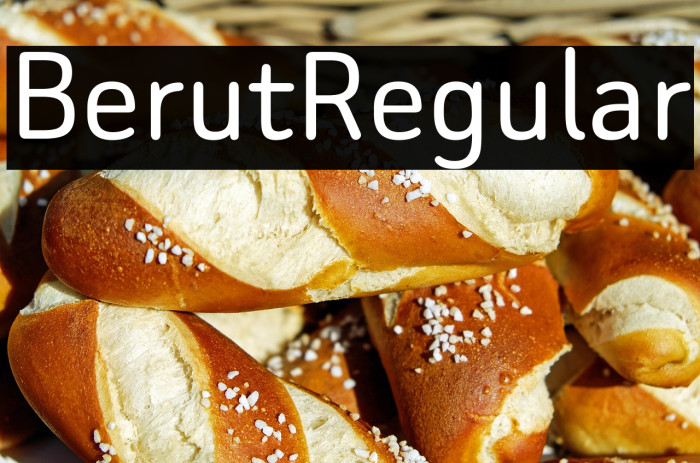 Beiruti Regular Example 3