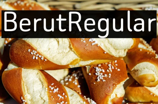 Beiruti Regular Example 3
