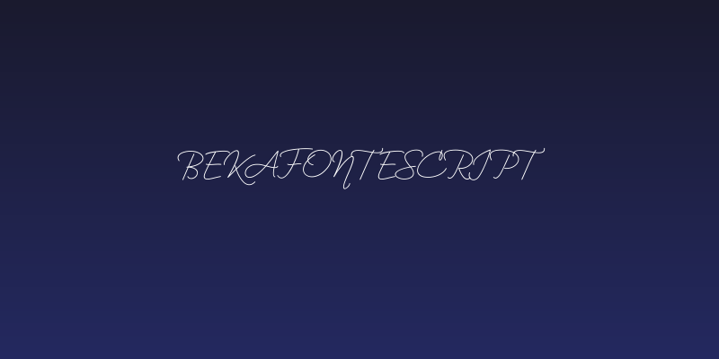 BekafonteScript Social Header