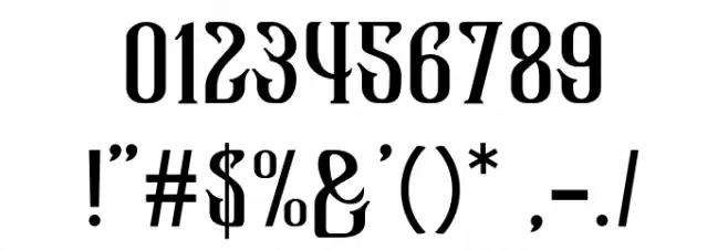 Bekelakar-Allcaps Font OTHER CHARS