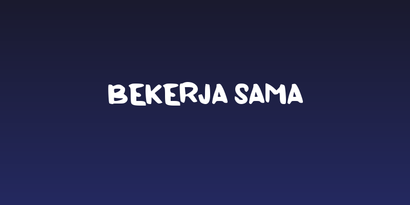 Bekerja Sama Social Header
