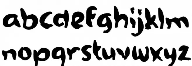 Bekicot फ़ॉन्ट लोअरकेस