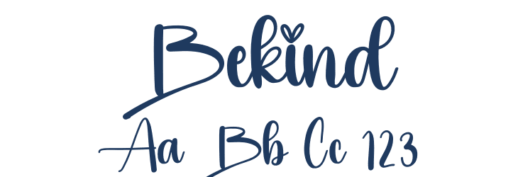 Bekind Font Preview