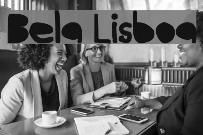 Bela Lisboa Font examples