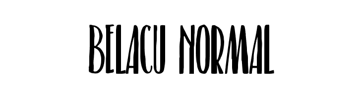 Belacu Normal Font