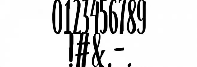 Belacu Normal Font OTHER CHARS