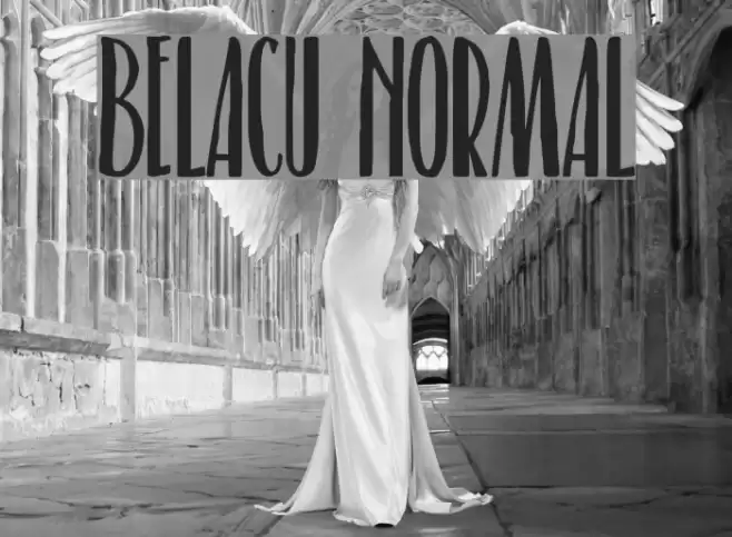 Belacu Normal Font examples