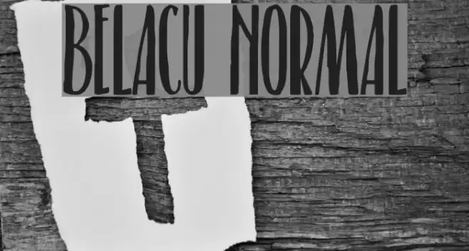 Belacu Normal Font examples