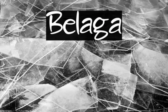 Belaga Font examples