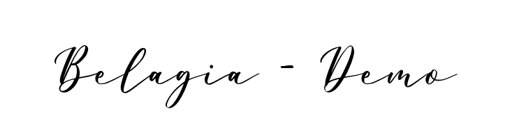 Belagia - Demo  Frei Schriftart Herunterladen