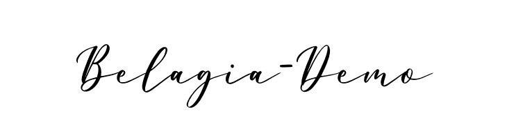 Belagia - Demo  font caratteri gratis