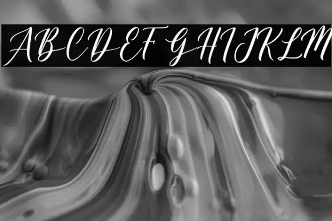 Belagia - Demo Font examples