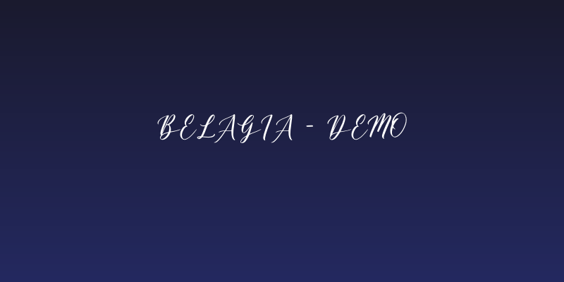 Belagia - Demo Social Header