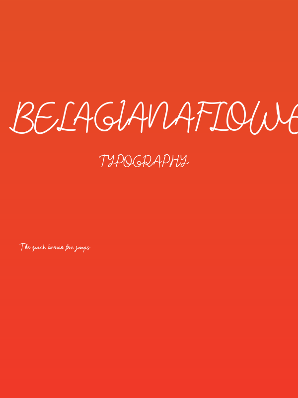 BelagianaFlowersDEMO Poster
