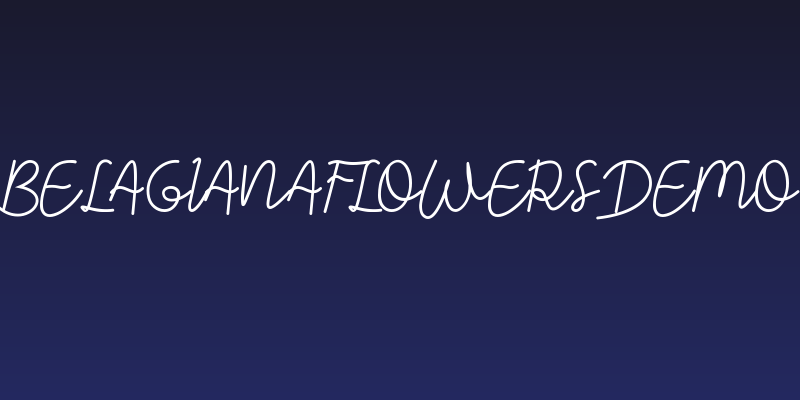 BelagianaFlowersDEMO Social Header