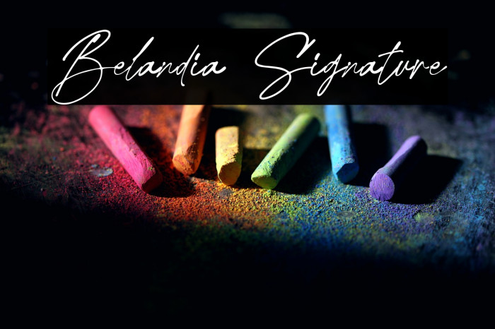 Belandia Signature Example 2