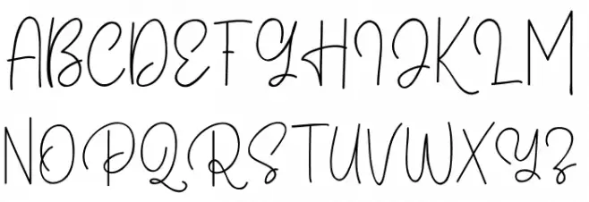 Belandia Schriftart Groß